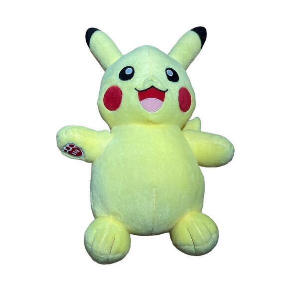 Pokemon Pikachu Build a Bear 18" Stuffed Plush Toy BAB Plush Authentic Workshop - Picture 1 of 2